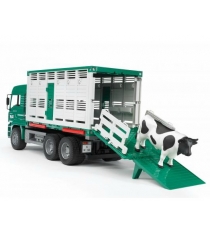 Фургон MAN для перевозки животных с коровой Bruder 02-749...