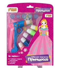 Набор для творчества принцесса с жидким пластилином 6 цветов Color Puppy 95334