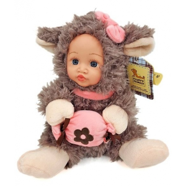 Мягкая игрушка кукла Fluffy Family Мой ягненок 681235