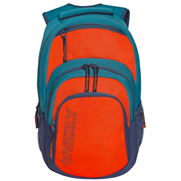 Рюкзак Grizzly RU-704-1 сине оранжевый