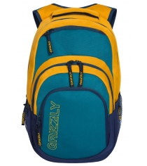 Рюкзак Grizzly RU-704-1 сине бирюзовый