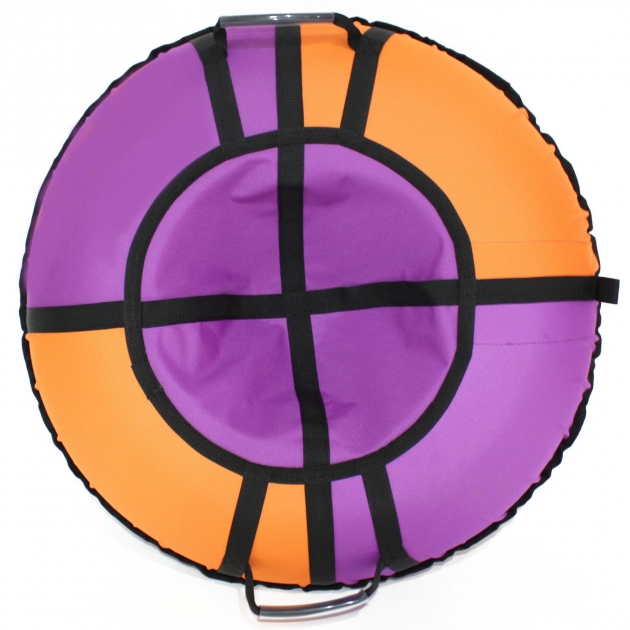 Тюбинг Hubster Хайп фиолетовый оранжевый 90 см