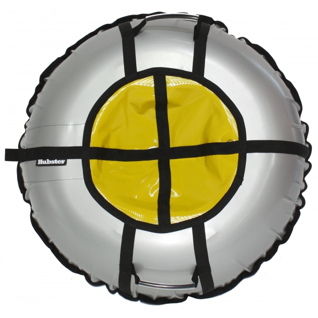 Тюбинг Hubster Ринг Pro серый желтый 105 см