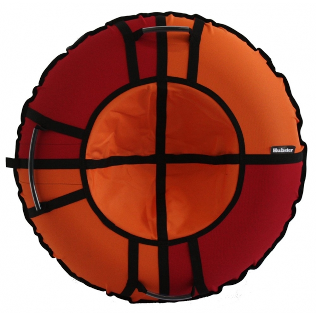 Тюбинг Hubster Хайп красный оранжевый 100 см