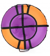 Тюбинг Hubster Хайп фиолетовый оранжевый 110 см