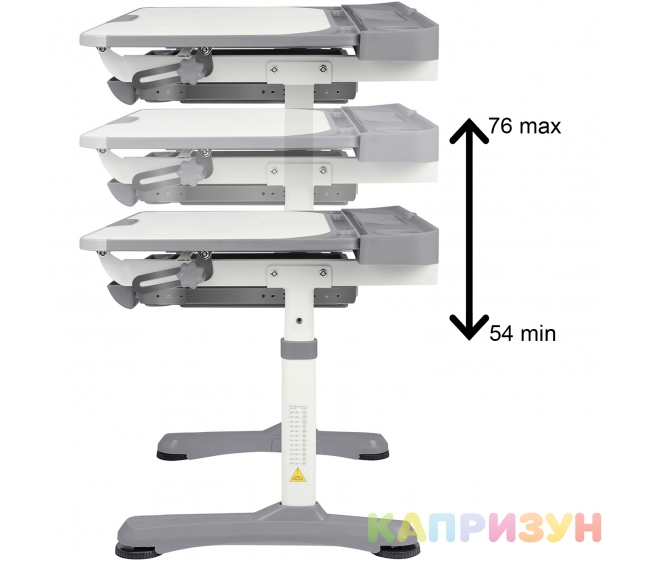 Капризун парта трансформер со стулом r8 1 grey