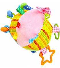 Мягкая развивающая игрушка Macik Мячик с бусинками MKP 5201-02
