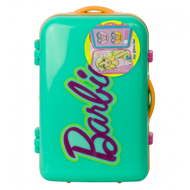 Barbie набор детской декоративной косметики в чемоданчике зеленый Markwins 9600251