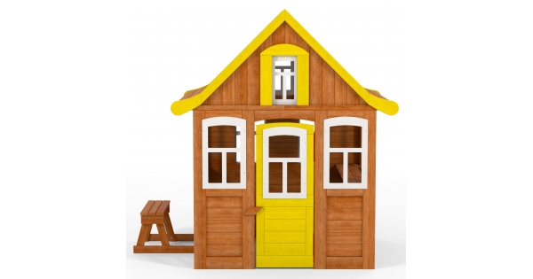 Домик Цветочный желтый Р920-4 Можга красная звезда — купить по