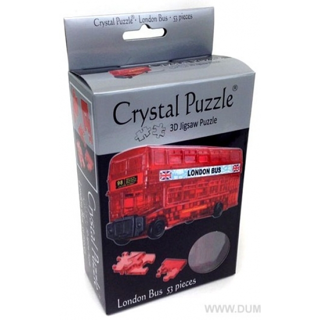 Игра головоломка Crystal puzzle лондонский автобус артикул 90129