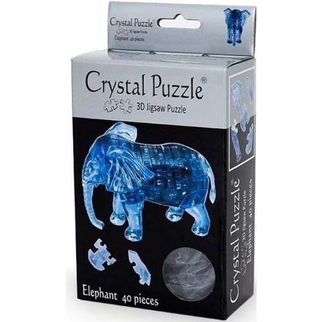 Игра головоломка Crystal puzzle слон 90135