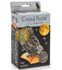 Игра головоломка Crystal puzzle сова дымчатая 90147