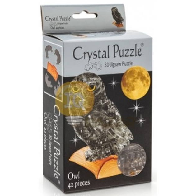 Игра головоломка Crystal puzzle сова дымчатая 90147