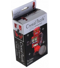 Игра головоломка Crystal puzzle робот красный 90151