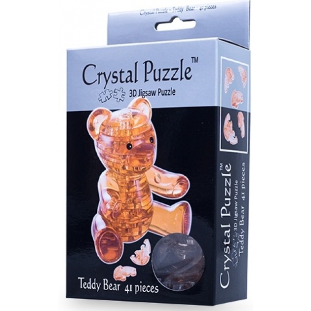 Игра головоломка Crystal puzzle мишка янтарный 90214