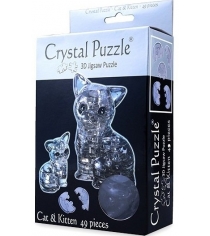 Игра головоломка Crystal puzzle кошка 90226