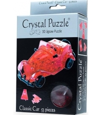 Игра головоломка Crystal puzzle автомобиль красный 90331