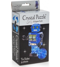 Игра головоломка Crystal puzzle робот синий 90351