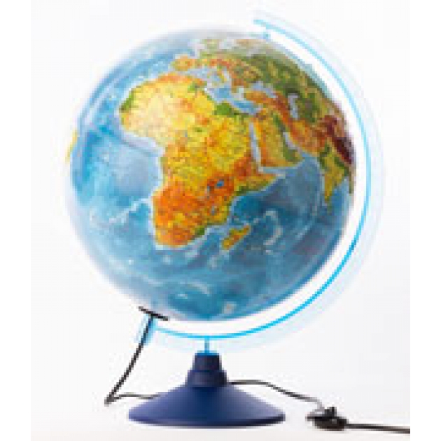 Детский глобус Globen Земли физико-политический рельефный 320 с подсветкой