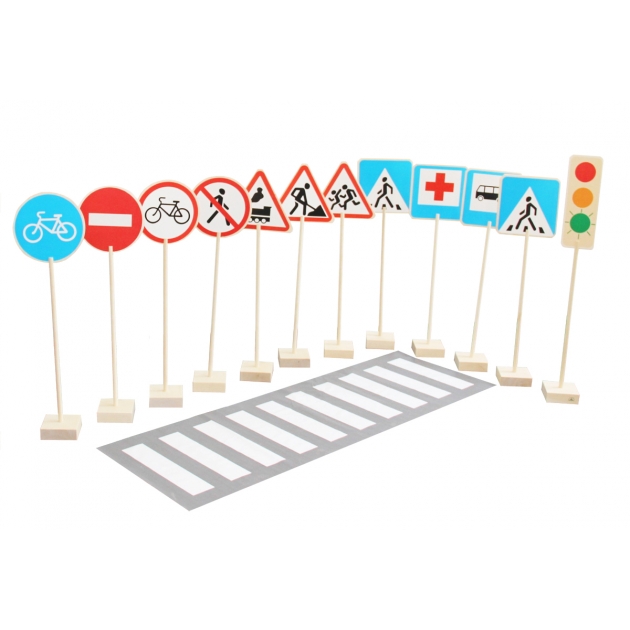 Игровой набор Краснокамская игрушка Знаки дорожного движения Н-21