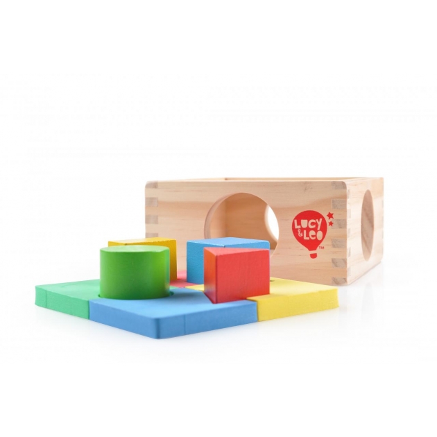 Деревянные развивающие игрушки Lucy Leo занимательная коробка артикул LL112