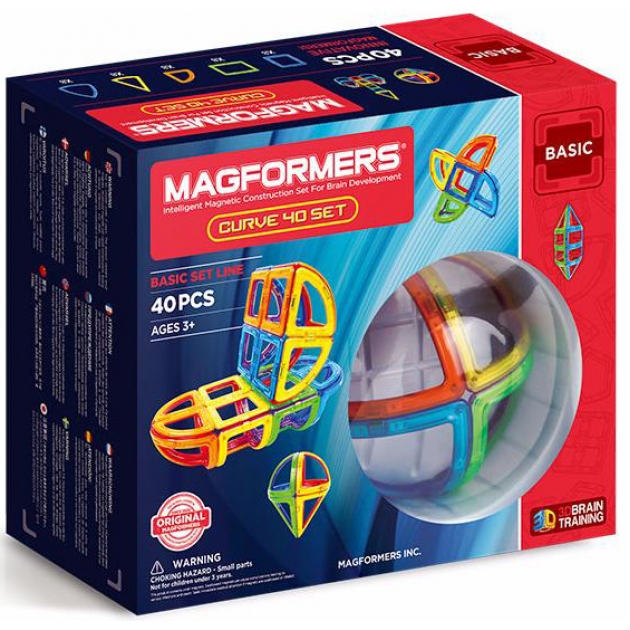 Магнитный конструктор Magformers Curve Basic 701011-40