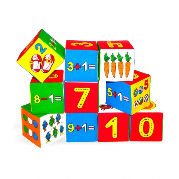 Развивающие кубики Мякиши умная математика артикул 177