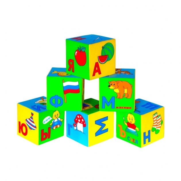 Развивающие кубики Мякиши умная азбука артикул 206