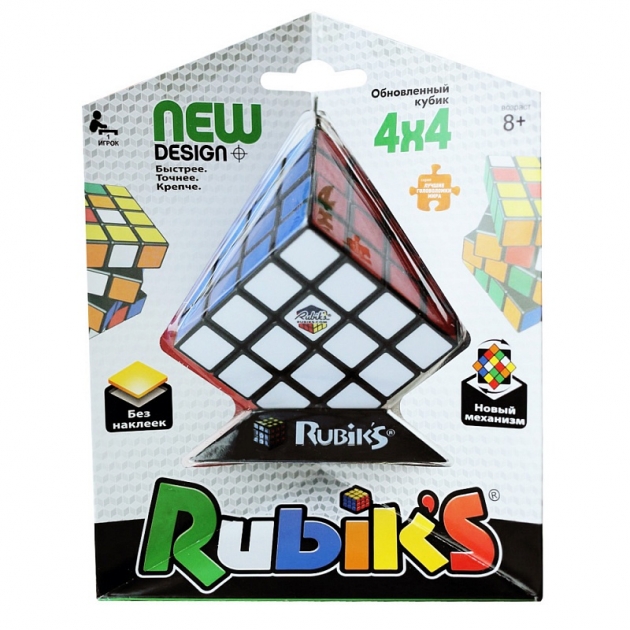 Кубик рубика Рубикс кубик рубика 4х4 без наклеек артикул КР5012