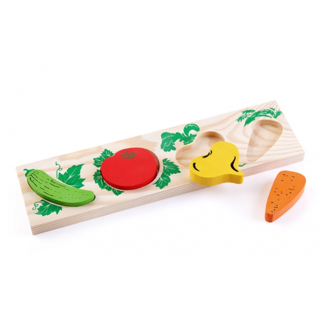 Деревянная развивающая игрушка Томик Овощи 372-2