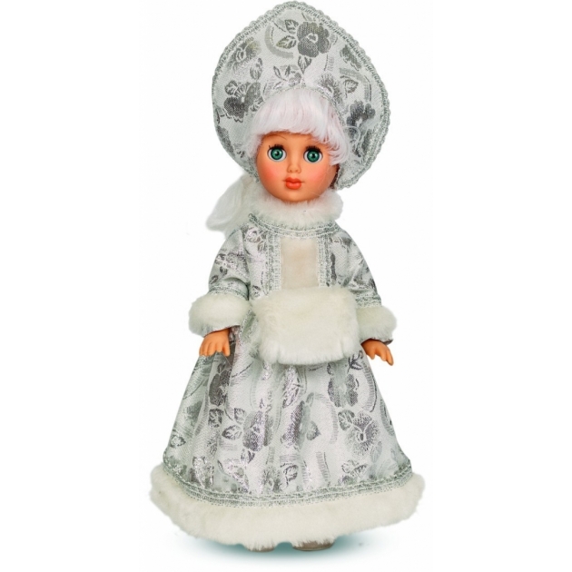 Вяжем пальто и шапку Снегурочки для куклы Kruselings