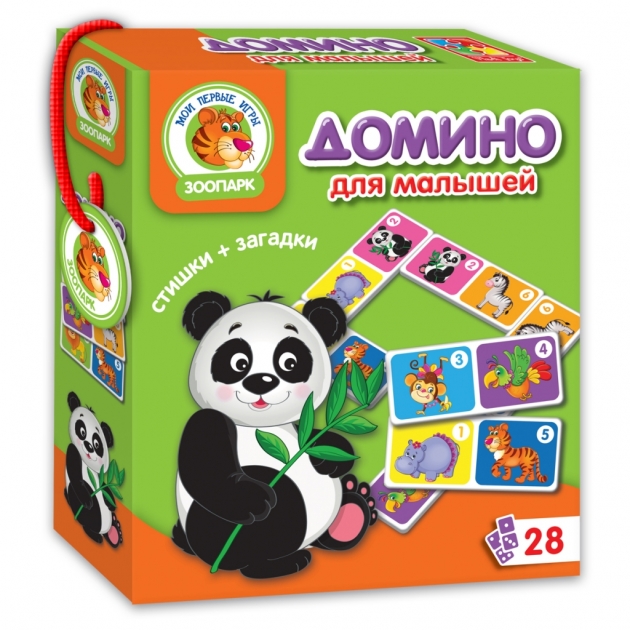 Обучающая настольная игра Vladi Toys зоопарк домино артикул VT2100-02
