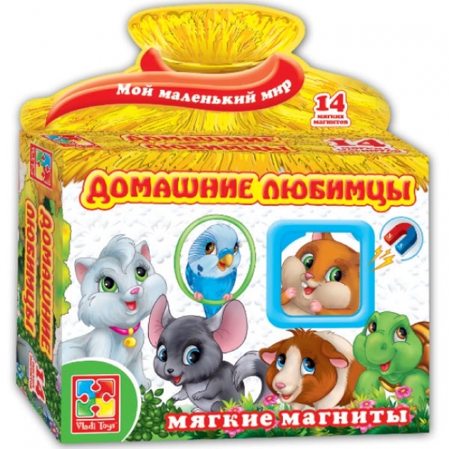 Магнитная развивающая игра Vladi Toys домашние любимцы артикул VT3101-07