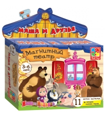 Кукольный театр Vladi Toys Маша и медведь VT3206-18