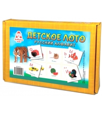 Настольная игра Азбука Тойс Лото Русский алфавит ДЛ-0013