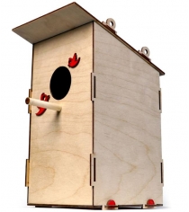 Сборная модель Lemmo Скворечник для птиц 0018