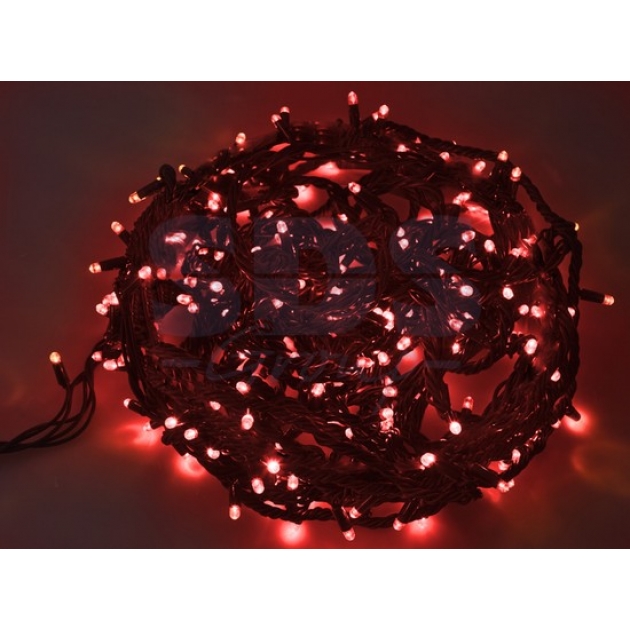 Новогодняя гирлянда Neon-night Твинкл Лайт влагостойкая красная 20м 240 диодов 303-322