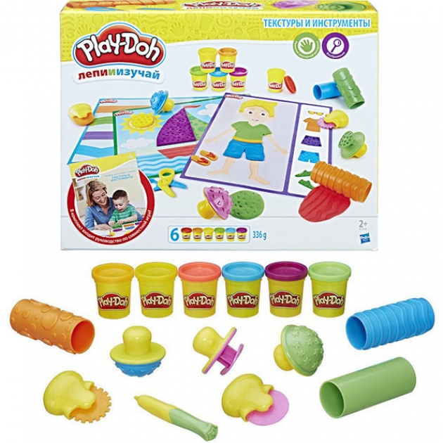 Play Doh Игровой набор Текстуры и инструменты B3408