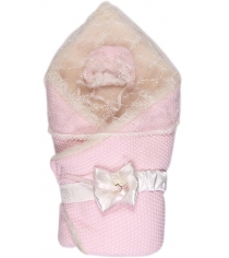 Конверт одеяло на выписку Сонный Гномик Жемчужинка 1709М розовый