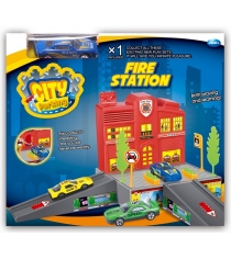 Пожарная станция Dave Toy с 1 машинкой 32018
