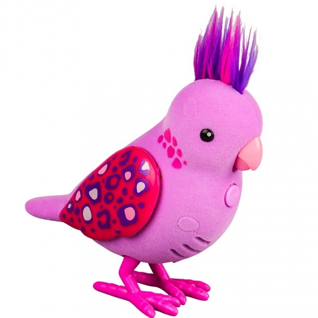 ПтичкаLittle Live Pets Розовая с драгоценными камушками на крыльях 28236
