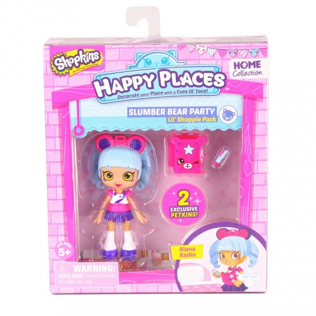 Happy Places Петкинс с куклой Shoppie Риана Радио 56412