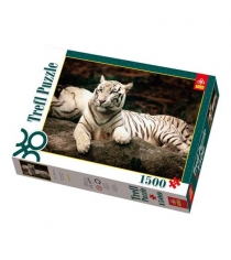 Пазл 1500 деталей бенгальские тигры Trefl 26075N