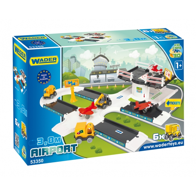 Игровой набор Wader  Kid Cars 3D аэропорт 53350