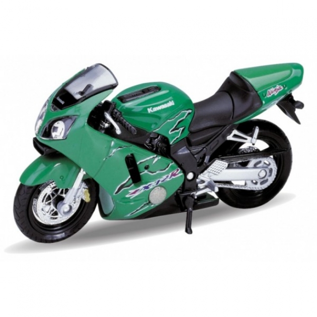 Модель мотоцикла Welly Kawasaki 2001 Ninja ZX-12R 1:18 12167P 