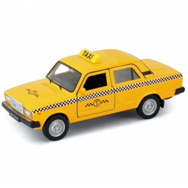 Модель машины Welly Lada 2107 Такси 1:34-39 43644TI 