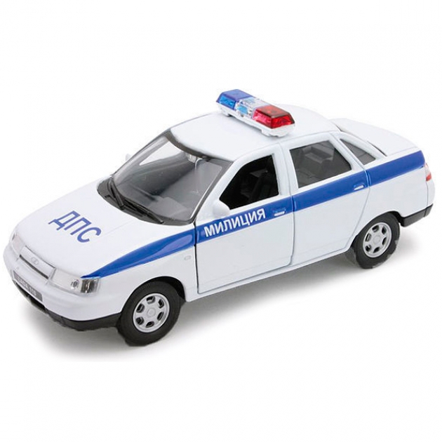 Модель машины 1:34 39 Lada Priora полиция Welly 43645PB