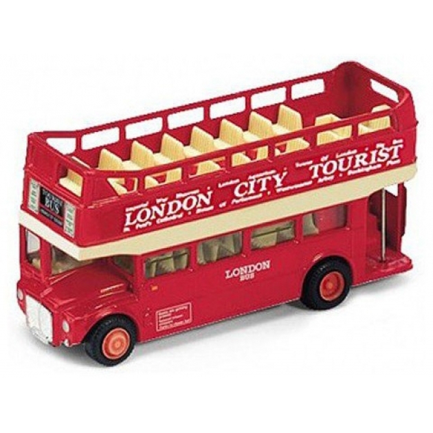 Модель автобуса Welly London Bus открытый 99930C 