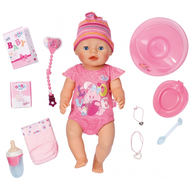 Кукла Zapf Baby born интерактивная 43 см 823-163