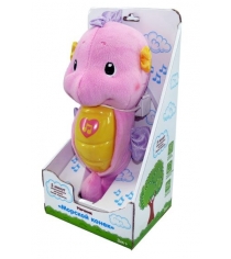 Мягкая игрушка ночник Жирафики Морской конек розовый 626711